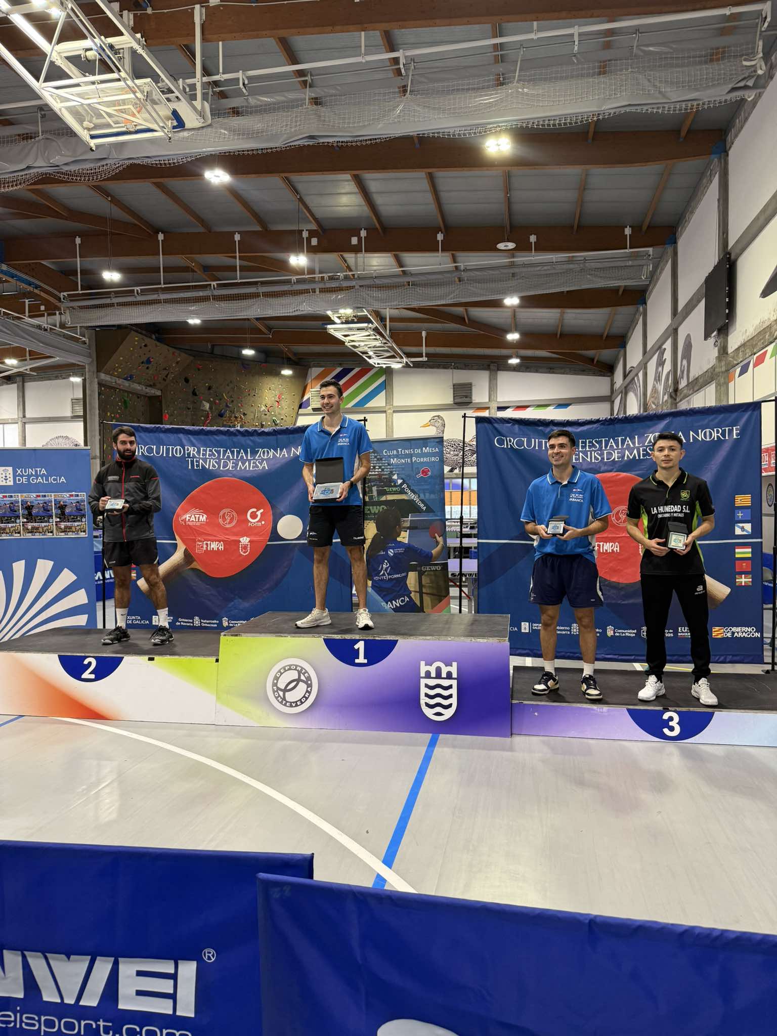 Resultados del Torneo Preestatal Zona Norte, celebrado en Pontevedra